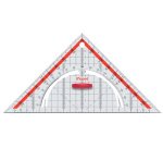 Equerre Géo Technic, hypoténuse: 260 mm, en plastique