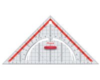 Equerre Géo Technic, hypoténuse: 260 mm, en plastique