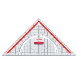 Equerre Géo Technic, hypoténuse: 260 mm, en plastique