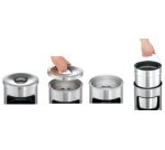 Corbeille à papier SAFE, avec couvercle étouffoir