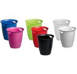 Corbeille à papier TREND, 16 litres, rond