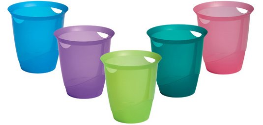 Corbeille à papier TREND, 16 litres