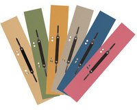 Relieur à lamelle, en carton manille