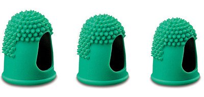 Doigtier, diamètre: 12 mm, vert