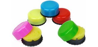 Boîte à éponge, rond, assorti