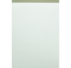 Bloc notes 'Recycling' A4, quadrillé 5 mm