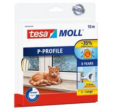 De_moll classic calfeutrage caoutchouc profil e, blanc