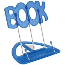 Pupitre de lecture BOOK, socle en plastique, bleu