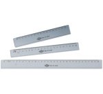 Règle plate, 160 mm, en plastique, transparente