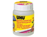 colle-vernis pour serviettes, aspect satiné, contenu: