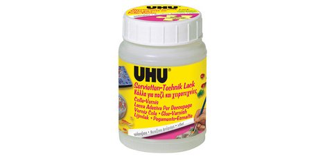 Kleber-Lack für Serviettentechnik, satinierte Optik, Inhalt: