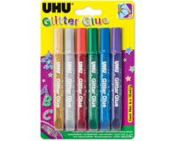 Colle scintillante Glitter Glue Original, 6 x 10 ml