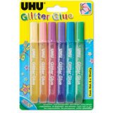 Colle scintillante Glitter Glue Shiny, contenu:6 x 10 ml