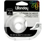 Dévidoir manuel, transparent, en plastique, vide