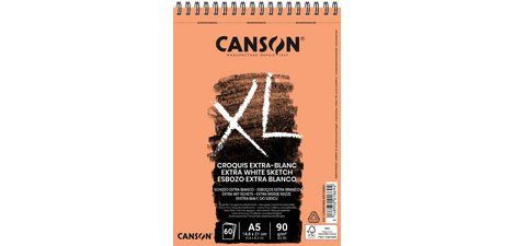 Block Skizzen und Studien 'XL EXTRA WEISS', A5