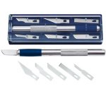 Scalpel de bricolage, longueur: 150 mm, incl. 6 lames