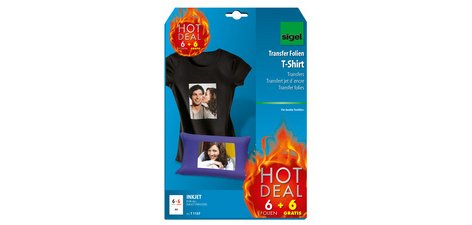 Film de transfert jet d'encre T-Shirt 'HOT DEAL' promo