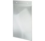Porte-affiches, format A4, en acrylique, transparent