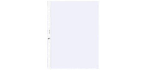 pochette perforée Premium, format A4, PP, 0,12 mm,