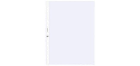 Pochette perforée Premium, A4, PP, 0,12 mm, grainé