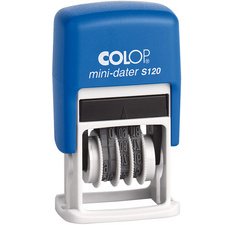 Tampon dateur Mini Dater S120 SD, mois en chiffres