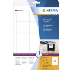 Etiquette pour disquettes-ZIP SPECIAL, 59 x 50 mm