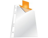 Geperforeerde hoesjes, A5, PP, 0,06 mm, transparant