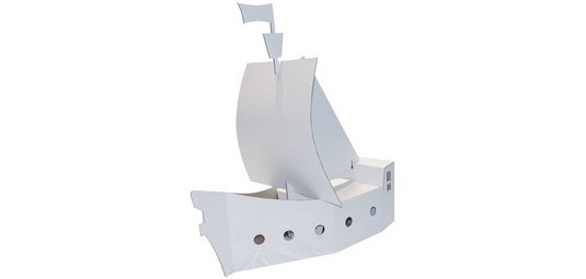 Bateau pirates JOYPAC, carton ondulé