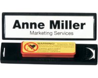 Badge Clip-Card, avec aimant, 67 x 17 mm