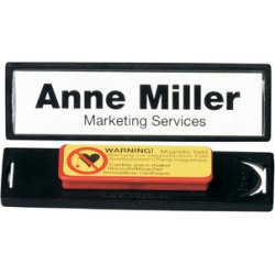 Badge Clip-Card, avec aimant, 67 x 17 mm