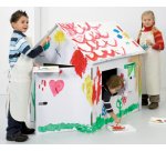 Maison de jeu XXL JOYPAC, en carton ondulé