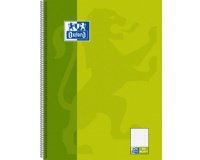 cahier à spirale 'KarLi', format A4+, vert, 160 pages