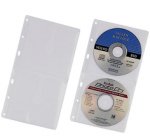 Pochette CD-/DVD COVER S, pour 2 CD, PP, 156x288 mm