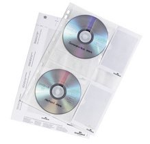Cd-dvd hoesje COVER M, voor 4 cd's, PP, A4