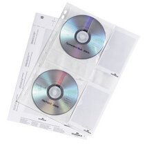 Cd-dvd hoesje COVER M, voor 4 cd's, PP, A4