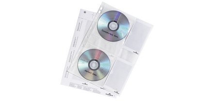 CD/DVD-TASCHE COVER M, für 4 CDs, PP, A4