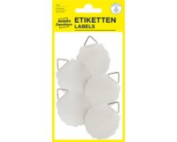 Attaches cadres, diamètre: 40 mm, blanc