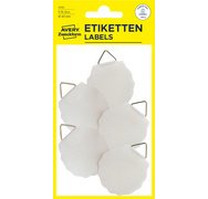 Picture hooks, diameter: 40 mm, white