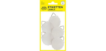 Attaches cadres, diamètre: 30 mm, blanc