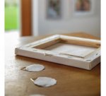 Attache pour cadre, diamètre: 30 mm, blanc