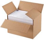 Carton à fond automatique, pour formats A4, marron