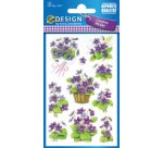 ZDesign CREATIVE Sticker 'violettes'