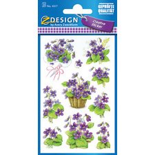 ZDesign CREATIVE Sticker 'fleurs', coloré