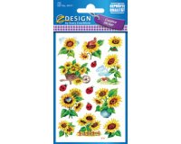 Sticker ZDesign 'tournesols & coccinelles'