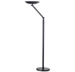 Lampadaire à LED VARIALUX, couleur: noir