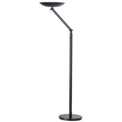 Lampadaire à LED VARIALUX, couleur: noir