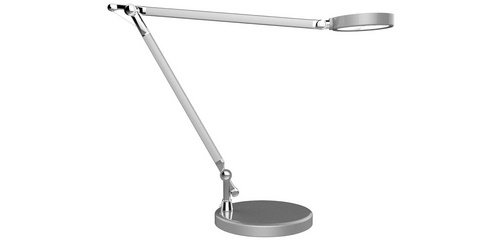 Low-consumption LED desk lamp SENZA, gray