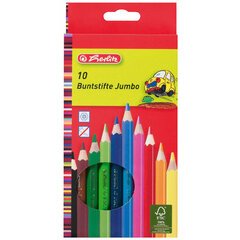 Crayons de couleur Jumbo, hexagonal, étui en carton