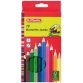 Crayons de couleur Jumbo, hexagonal, étui en carton