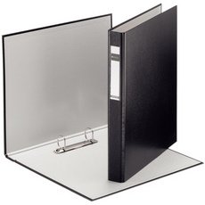Ringmap Standard, A4-formaat, 2 D-ringen, zwart